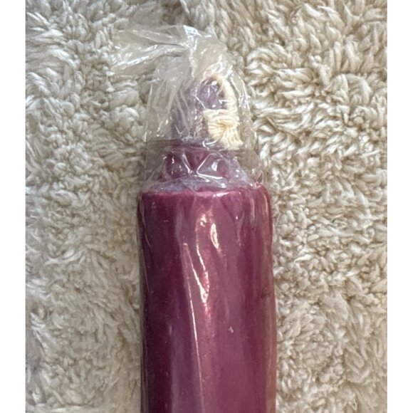Plum Spice Purple Formal Taper Candles Set Of 5 10" Made in USA - Picture 5 of 7